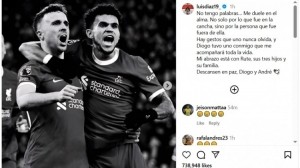 开云权威入口-路易斯-迪亚斯悼念若塔：迪奥戈对我做过的那个举动，将伴我终生